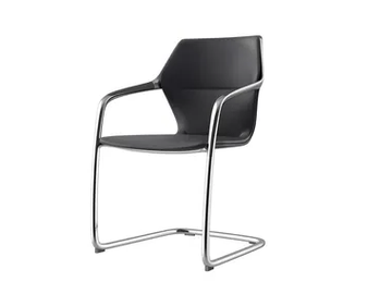 RAY - Cantilever ergonomic leather chair by Brunner