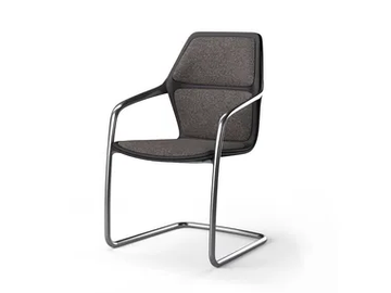 RAY - Ergonomic cantilever fabric chair by Brunner