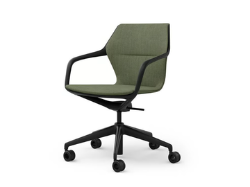 RAY - Swivel training chair with 5-spoke base with armrests by Brunner