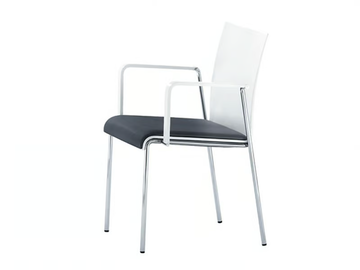 VERONA - Upholstered chair with armrests by Brunner