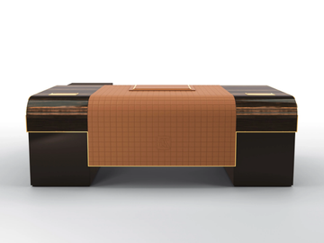 ASTORIA - Ebony executive desk with drawers by BRUNO ZAMPA