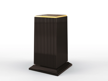 BAUHAUS - Solid wood pedestal by BRUNO ZAMPA