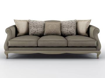 FLY - 3 seater velvet sofa by BRUNO ZAMPA