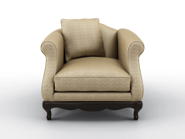 FLY - Fabric armchair with armrests by BRUNO ZAMPA