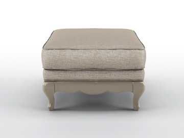FLY - Square fabric pouf by BRUNO ZAMPA