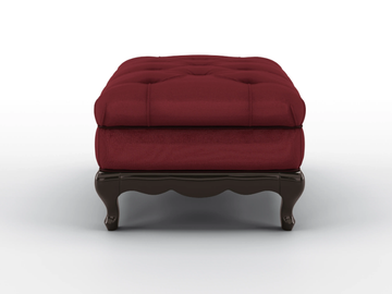 FLY - Tufted square velvet pouf by BRUNO ZAMPA