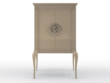 FRITZ - Solid wood bar cabinet by BRUNO ZAMPA