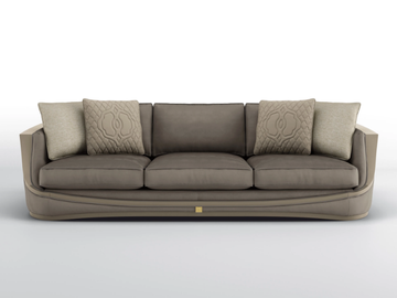 GATSBY - 4 seater velvet sofa by BRUNO ZAMPA