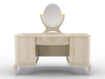 VIVIEN - Solid wood dressing table by BRUNO ZAMPA