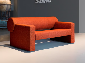 CILINDRO - 2 seater fabric acoustic sofa by Caimi Brevetti