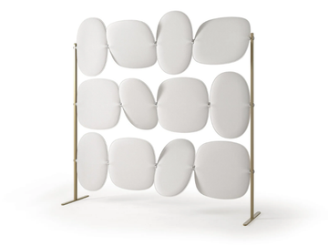 SNOWGEMS DIVIDER - Sound absorbing modular office screen by Caimi Brevetti