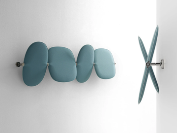 SNOWGEMS WALL - Fireproof Trevira® CS Acoustic wall panel by Caimi Brevetti