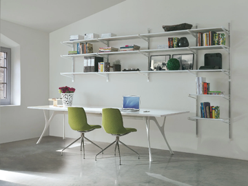 SOCRATE - Wall-mounted sectional bookcase by Caimi Brevetti