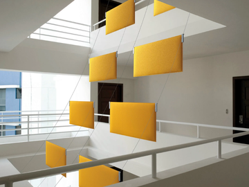 TRA - Hanging acoustic panel by Caimi Brevetti