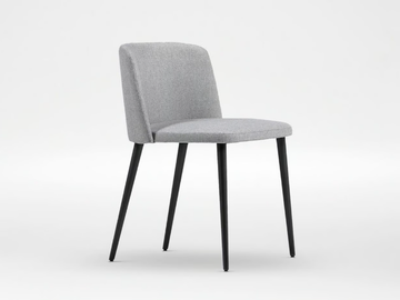 BALLET - Upholstered fabric chair by CAMERICH