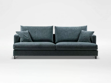 EASYTIME - 3 seater fabric sofa by CAMERICH