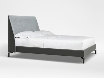 MELODY - Fabric double bed with upholstered headboard by CAMERICH