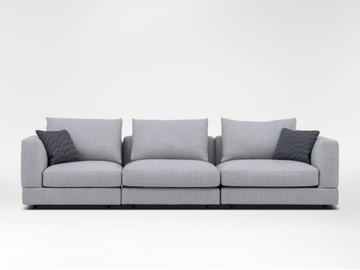 NATURE - Modular fabric sofa with removable cover by CAMERICH