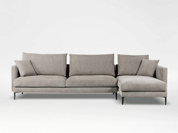 NOTTING - Sectional fabric sofa with chaise longue by CAMERICH