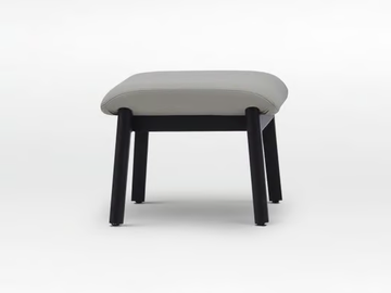 QING - Upholstered fabric footstool by CAMERICH