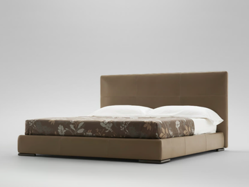 SCREEN - Fabric bed with upholstered headboard by CAMERICH