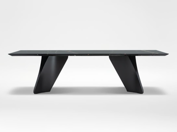 SPIN - Rectangular marble table by CAMERICH