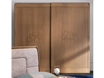 AMARCORD NIGHT - Wooden wardrobe with sliding doors by Cantiero