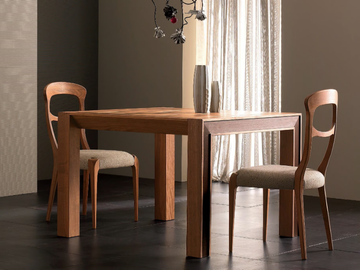 ELETTRA DAY - Extending rectangular solid wood table by Cantiero
