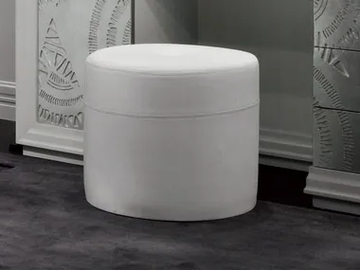 ÉTOILE NIGHT - Leather pouf by Cantiero