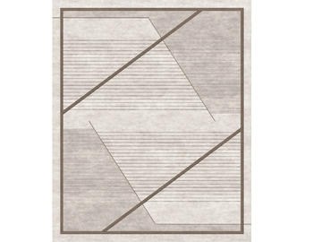 DIONISO - Patterned rectangular Bamboo silk rug by Capital Collection