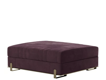GRAND - Square fabric pouf by Capital Collection