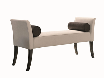 KOSTA - Upholstered leather bench by Capital Collection