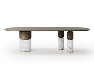 LOÏC - Oval wooden dining table by Capital Collection