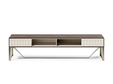 PRISMA - Low wooden TV cabinet with drawers by Capital Collection