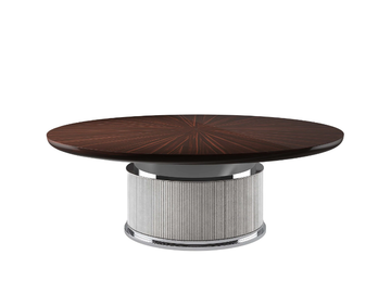 ROCK T - Round wooden dining table by Capital Collection