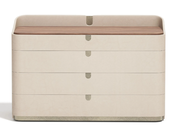 SUITE - Leather chest of drawers by Capital Collection