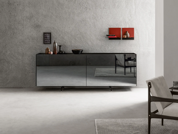 ATELIER - Mirrored glass sideboard with sliding doors by Capo d’Opera