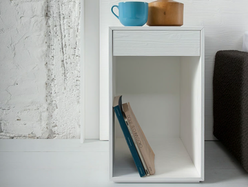 MEMO - Rectangular bedside table with drawers by Capo d’Opera