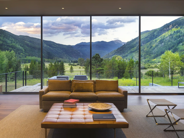 PLATHÉA - Lift and slide metal thermal break window by Capoferri Serramenti