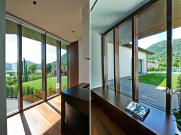 SC80-100 - Thermal break glass facade by Capoferri Serramenti