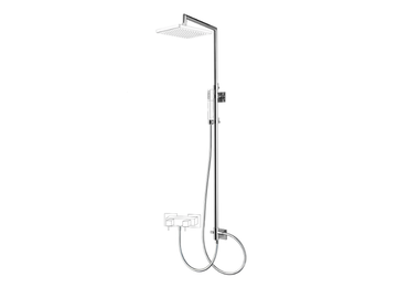 CORNER TELESCOPIC 00470/ID / 00470/ED - Wall-mounted shower panel with diverter by Carimali