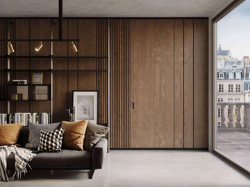 BOY LAVORATA - Wooden boiserie by CARMINATI SERRAMENTI