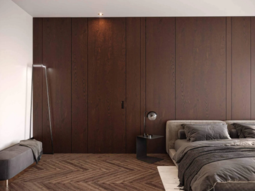 BOY LINEARE - Wooden boiserie by CARMINATI SERRAMENTI