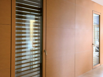 Leather boiserie - Leather boiserie by CARMINATI SERRAMENTI