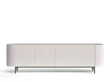 ALFEA - Wooden sideboard with doors by Carpanelli