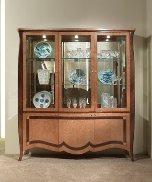 CHARME - Crystal display cabinet by Carpanelli