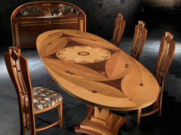 DALÌ - Maple dining table by Carpanelli