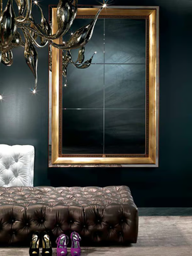 DALÌ - Wall-mounted framed mirror by Carpanelli