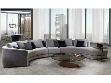 DESYO CURVY - Sectional curved sofa by Carpanelli