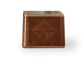 DESYO - Rectangular wooden bedside table by Carpanelli